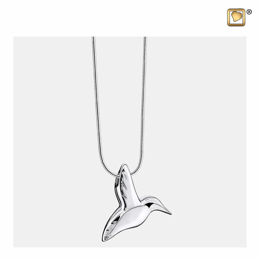 Pendant: Hummingbird - Rhodium Plated - PD1350